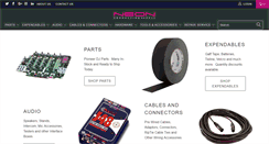 Desktop Screenshot of neonproductionsupply.com